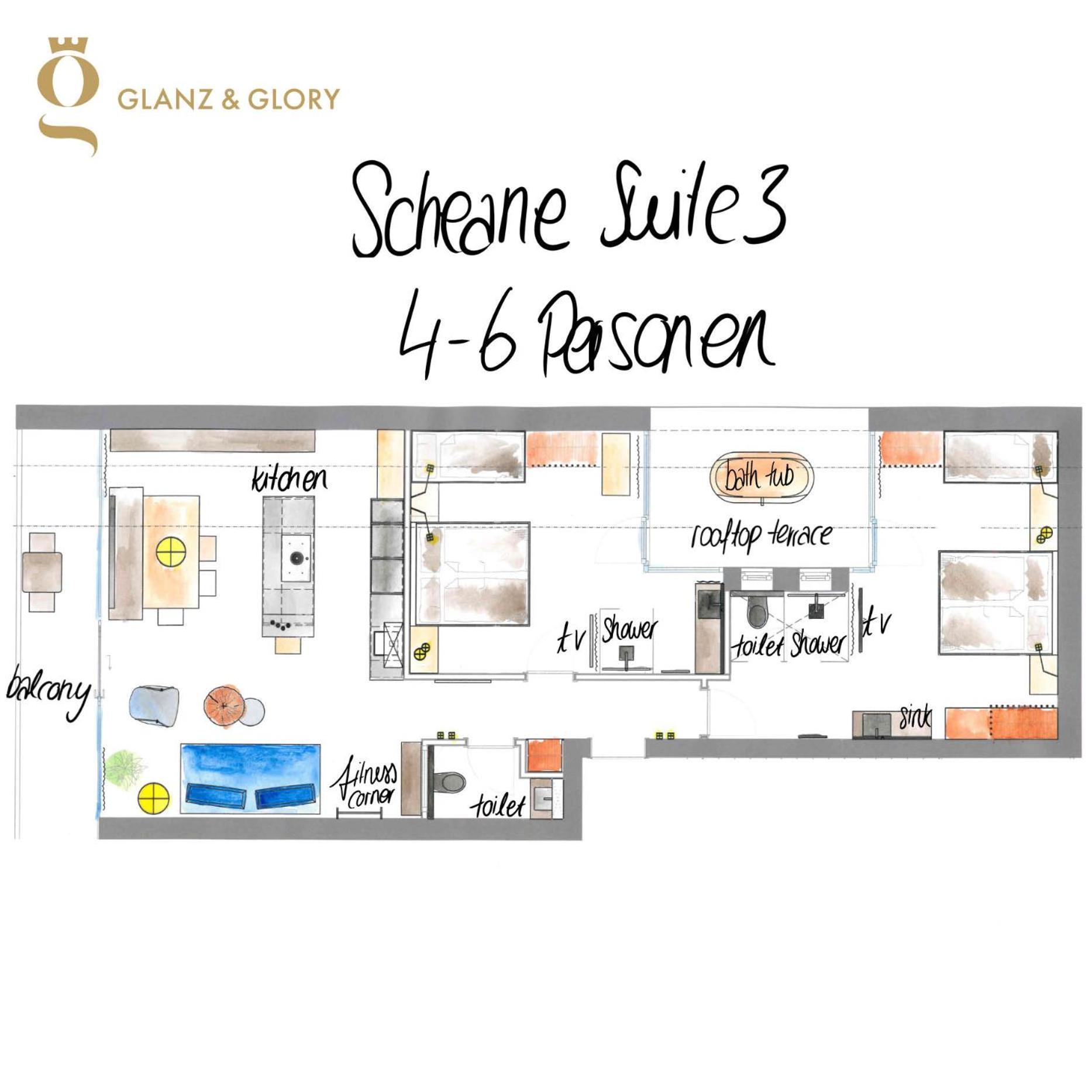 Glanz & Glory Appartements Laengenfeld Екстер'єр фото